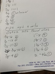 Oster X-1 Bolt Pipe Dies 792-A LANDIS
