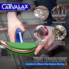 CARVALAX 90&deg; Ratcheting Tube Bender Kit &ndash; 7 Color-Coded Aluminum Heads for 1/4