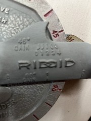 Ridgid Geared Ratchet Tubing Bender No. 358 for 5/8&Prime; OD