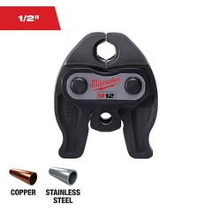 Milwaukee Tool 49-16-2450 1/2&Prime; Cts-V Press Jaw For M12 Force Logic Press Tool