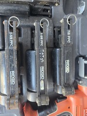 Ridgid compact RP 210 press frame Used With Battery And Charger Works