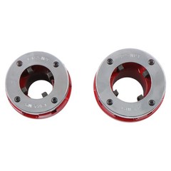 7 Size 3/8&Prime; To 2&Prime; Dies W/ Handle Pipe Threader Threading BSPT Pipe Threader