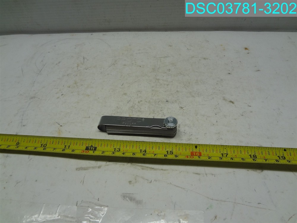 QTY=5: Proto Feeler Gauge Set 0.0015&Prime; to 0.04&Prime; J000AA