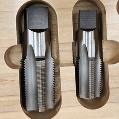 Professional-Grade Greenfield Threading GT USA NPT Pipe Tap Set High Grade Steel