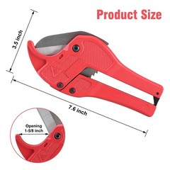 Olympia Tools Ratcheting Pipe Cutter, 39-910 &ndash; Color may vary 7.5&Prime;