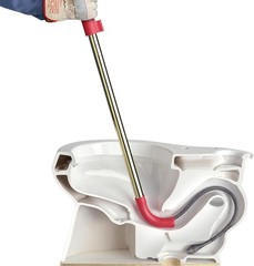 Model K-3 Toilet Auger with Unclogging 3-Foot Snake and Bulb Head