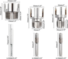 3Pcs Integrated Internal & External Pipe Threading Tool, Dual-Function Pipe Thr