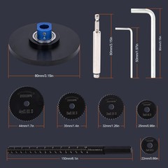 360&deg; Rotating PVC Pipe Cutter Set &ndash; Adjustable Depth, 5 HSS Blades, Portable Too