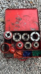 RIDGID&reg; 12-R Ratchet Pipe Threader Threading Kit 1/2&Prime; &ndash; 2&Prime; &ndash; No Handle