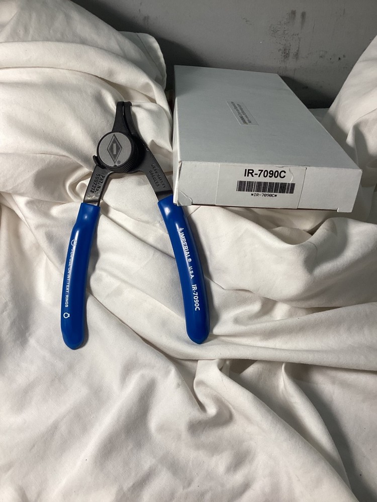 Imperial Tool (USA) IR-7090C Cam-Lock Ret. Ring Plier w/90 Deg. Bend