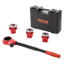 VEVOR Ratchet Pipe Threader Kit Pipe Threading Tool 1/2&Prime; NPT, 3/4&Prime; NPT, 1&Prime; NPT