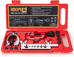 Double & Single Flaring Tool Kit with Tube Cutter