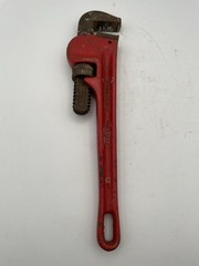Pipe Wrenches, 14in., 2pc Lot, Super Ego (Spain) And 10in. Unbranded(USA)