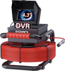 Sewer Camera 100ft 30m 4.3 Pipe Inspection DVR IP68