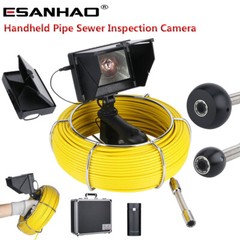 50M 17mm Handheld Sewer Camera 1000TVL Pipe Inspection Camera 4.3&Prime; Monitor