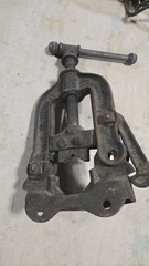 Vintage MARK MFG Co Chicago No. 1 Pipe Vise Bench Mount Pipe Fitting Plumbing