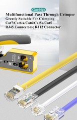 Gaobige Pass Through rj45 Crimp Tool Kit, Network Cat7 Cat6A Cat6&hellip;