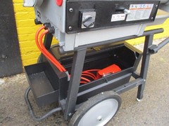 RIDGID 1224 PIPE THREADER w/ 2 DIE HEADS ON WHEELED CART -NEW DEMO MODEL