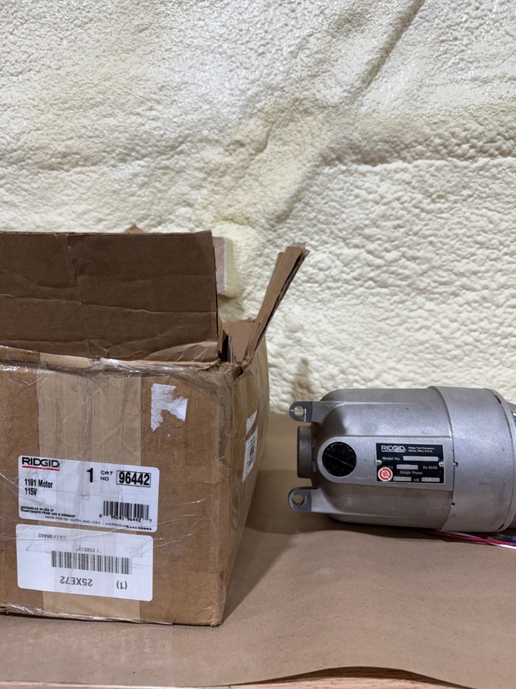 Ridgid 96442 1PH 120V 50/60Hz 15A Motor For 300 Series Threaders