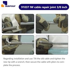 Drain Cleaning Cable Repair Coupling
