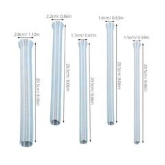 5Pcs Handheld Tubing Bender Silver Carbon Steel for Multi Purpose Bending