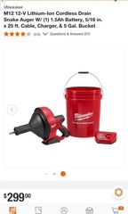 ⭐️NEW⭐️ Milwaukee M12 Drain Auger Kit 2571-21