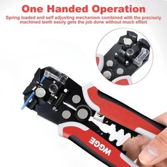 WG-014 Automatic Wire Stripper Tool for AWG 10-24, 3 in 1 with Cutters & Crimper