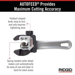RIDGID 118 2-in-1 Close Quarters AUTOFEED 1/4 in.-1-1/8 in. Metal Tubing
