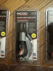 3 RIDGID CONSTANT SWING CUTTER 31622 & 3 C-STYLE CUTTER