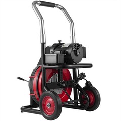 Commercial 100ft 1/2&rdquo; Sewer Snake Drain Auger Cleaner Cleaning Machine Plumbing