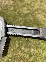 RIDGID 818 ALUMINUM H.D. 18&Prime; LIGHT WEIGHT PIPE WRENCH NICE CLEAN