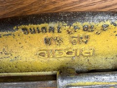 Vintage Ridgid No 40 C-Frame Tubing Cutter 2-4 In Heavy Duty Yellow USA