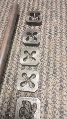 Reed MFG CO Stock and Die Set 55&Prime; 38&Prime; 1 1/2&Prime; 3/4&Prime; 5/8&Prime;