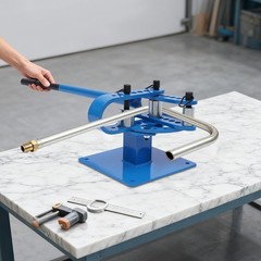 5/16&Prime; / 8 mm Pipe Tube Bender Manual Bench Bending Machine Tube Bender w/7 Dies