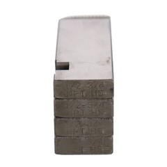 Steel Dragon Tools&reg; 47765 1/2&Prime;-3/4&Prime; HSS RH NPT Pipe Dies fits RIDGID&reg; 811A 815A