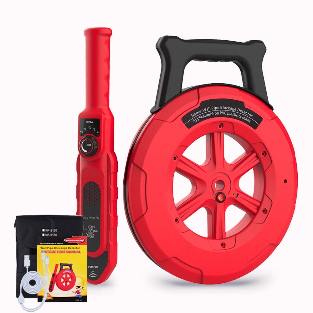 Pipe Blockage Detector, Water Locator Underground Diagnostic-Tool 20m