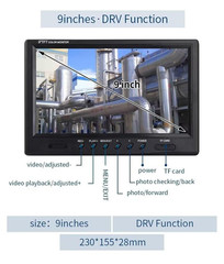 164Ft HD Sewer Camera with Light, 9&Prime; Monitor, Waterproof, 12 LED, DVR
