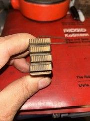 Ridgid 3/8&Prime;-16 UNC Left Hand HSS 500B Bolt Dies No. 48920