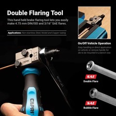 Capri Tools 3/16 in. Double Flaring Tool Kit for Brake Lines 3/16&Prime; SAE (4.75 &hellip;
