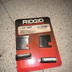 RIDGID 37830 3/4&Prime; NPT PIPE THREADER DIE SET FOR OO-R 11-R 12-R THREADER NEW