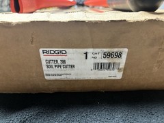 RIDGID 59698 Soil Pipe Cutters Model 286 1 1/2&rdquo;-6&rdquo; Brand New In Box Never Used