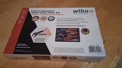 WIHA 3 Piece Adjustable Water Pump Pliers Set