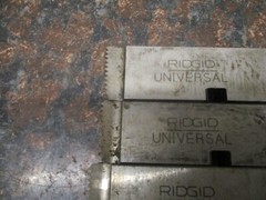 RIDGID 1&Prime;-2&Prime; NPT Cat No. 47770 Hs Right Hand Dies USED FREE SHIPPING