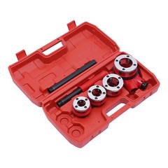 Pipe Threader Threading 1/2&rdquo;-1-1/4&rdquo; Die Dies Set Die Dies with Handle Ratchet