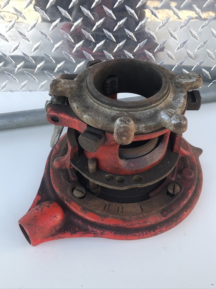 Ridgid No 65-R 1-2&Prime; C-104 C-418 Pipe Threader with Handle C148-1