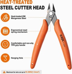 5-Inch Mini Wire Cutters Plier for Jewelry Making & Model Kits | Compact Flush C