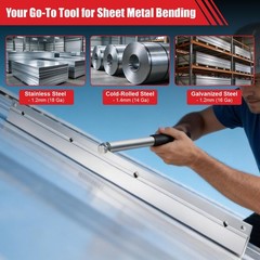 24 Inch Sheet Metal Bender Hand Tool Manual Hemming Tool & Hand Seamer For Stand