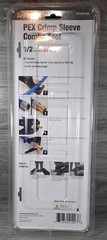 1/2 in. And 3/4 in PEX SS Sleeve Tool Tube Crimper Comfort-grip Handle Hand Tool