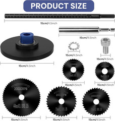PVC Pipe Internal Cutter Set &ndash; 360&deg; Rotating Cutter, Adjustable Depth Gauge, 5 H