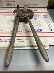 RIDGID MODEL 358, 5/8&Prime; RATCHING CONDUIT/TUBING BENDER 3&Prime; RADIUS ED4U #3112-A